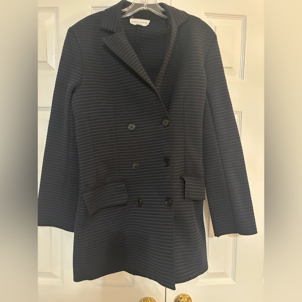 Sonia Rykiel Women's Black and navy blazer women’s size M